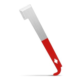 Flexzion J Hook Bee Hive Tool - 10.5" Stainless Steel Frame Lifter & Wax Scraper for Bee keeping Tools Kit - Essential Hive Tool J Hook for Beekeeping Supplies & Equipment