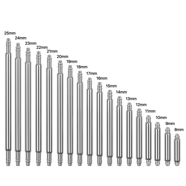 Flexzion Watch Band Spring Bars Set 360 Pcs - Wrist Watches Strap Link Pins Repair Tool 8-25mm Stainless Steel Kit Pack for Watch Link Removal, Screwdriver, Professional Watchmaker with Storage Box - Image 2