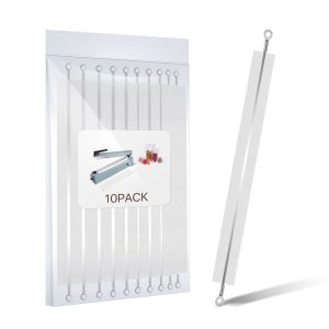 Flexzion Impulse Sealer Replacement Parts Repair Kits for Flexzion Impulse Heat Sealer 600W 12-inch Heat Sealers, PTFE & Heat Seal Strips, Replacement Elements, Pack of 10