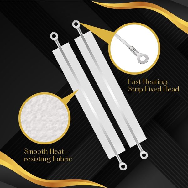 Flexzion Impulse Sealer Replacement Parts Repair Kits for Flexzion Impulse Heat Sealer 600W 8-inch Heat Sealers, PTFE & Heat Seal Strips, Replacement Elements, Pack of 10 - Image 5