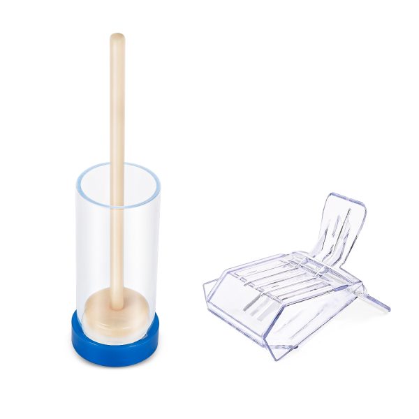 Flexzion Bee Keeping Starter Kit - 10 Piece Beekeeping Tools & Bee Keeping Supplies-All Set with Smoker, Frame Holder, Gloves, Bee Brush, Scraper, Fork, Queen Clip Cage, Marking Tube, Feeder & Frame - Image 6