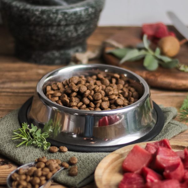 Flexzion Stainless Steel Dog Bowl No Mess Non Spill Dog Water Bowl Rubber Base Dog Bowls for Medium Sized Dog, Food and Water Dish, Pet Food Holder, 22 cm, 2 Pack - Image 2