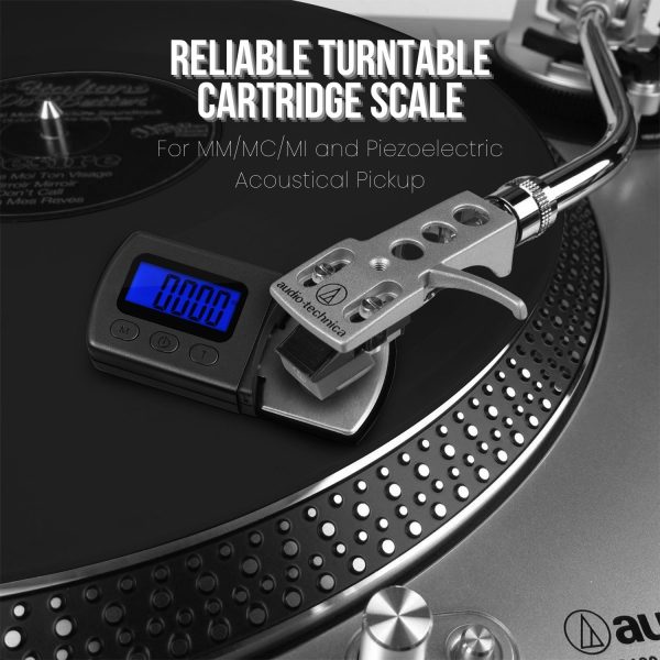 Flexzion Professional Digital Turntable Stylus Scale Load Scale Gauge Record Player Needle Cartridge Scale Vinyl Stylus Turntable Force Scale Gauge with LCD Backlight for Tonearm Phono Cartridge - Image 3