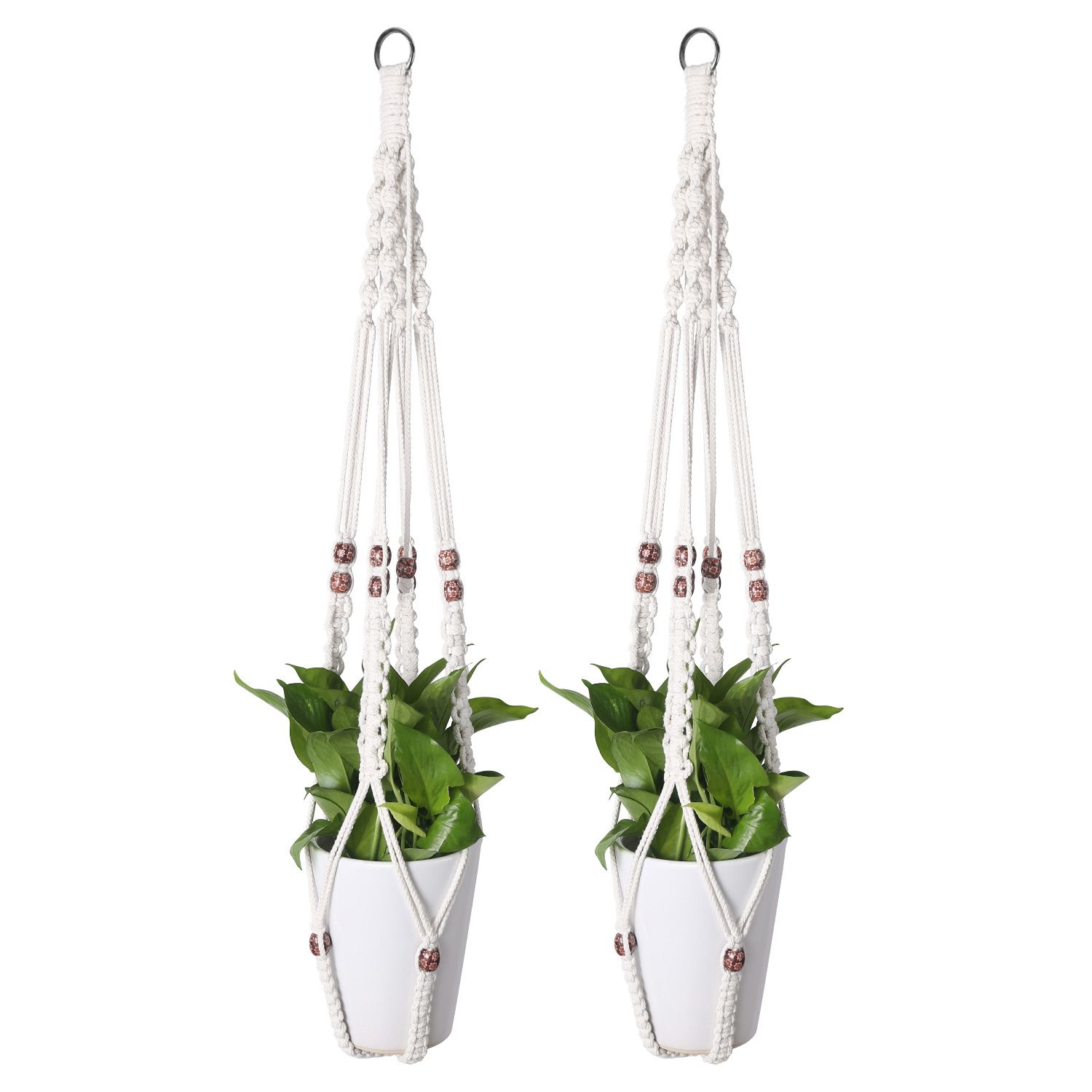 2 Pack Macrame Plant Hangers, 20‘’ Plant Hangers Zambia