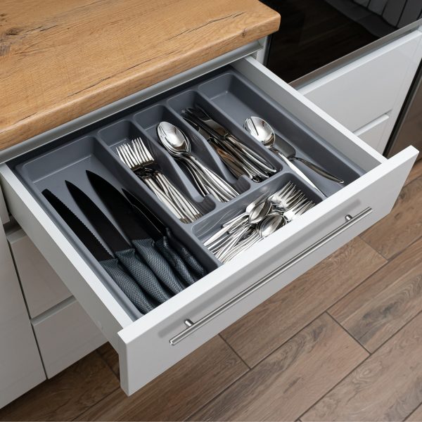 Flexzion 1 Pack Kitchen Cabinet Handles Silver Drawer Pulls 20 inch, 12.5 inch Hole Center, Stainless Steel T Bar with Satin Brushed Nickel, Hardware for Kitchen Cupboard Door Bathroom Furniture - Image 5