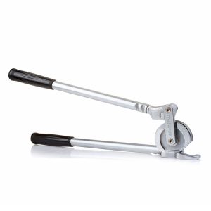 Flexzion Copper Tubing Bender - 1/2 Inch OD Manual Copper Pipe Bender with Wide Hook Grip up to 180-Degree HVAC Bending Tool for Soft Iron Pipe, Aluminum Tube, Stainless Steel Tube, and Refrigeration